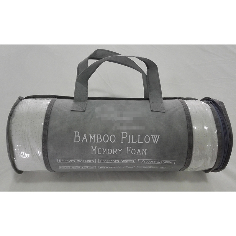 공장 공급 침구 베개 도매 대나무 섬유 분쇄 스폰지 베개 베개 bamboopillow