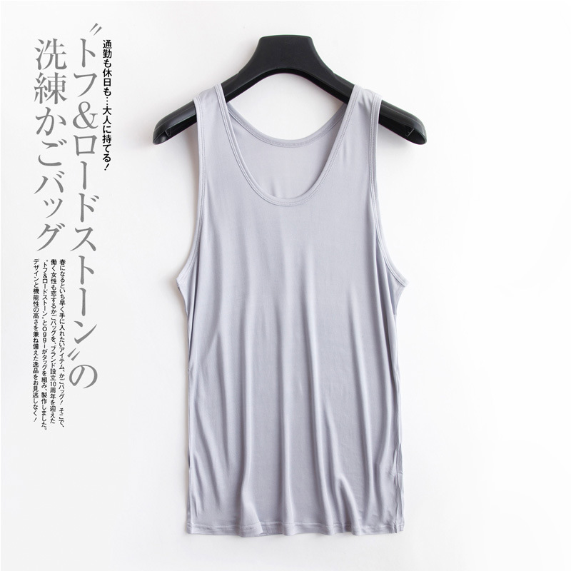 Men's Tangge Silk Vest Loose Summer Sleeveless plus size Mulberry Silk Knitted Top Wide Shoulder Vest for Men Men's Tangge Silk Vest Loose Summer Sleeveless plus size Mulberry Silk Knitted Top Wide Shoulder Vest for Men