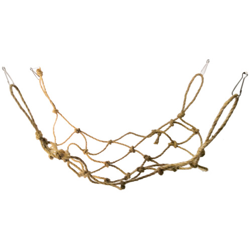 Parrot climbing net, rough hemp rope bird toy, universal hamster small pet climbing net