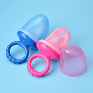 ins Baby Bite Mesh Bag Fruit and Vegetable Soothing Pacifier Baby Food Supplemental Mesh Fruit Chewing Food Supplemental