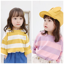 2025秋季童装新款 女童韩版秋季T恤打底衫 湖州织里童装 19020