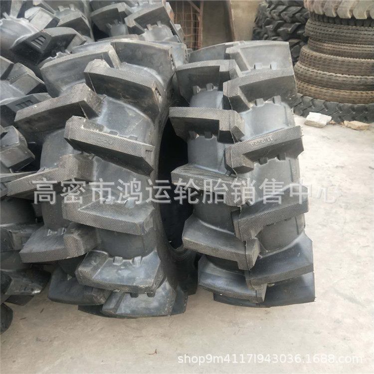 现货12.4-24水田高花 拖拉机农用轮胎 稻田轮胎11.2-24轮胎