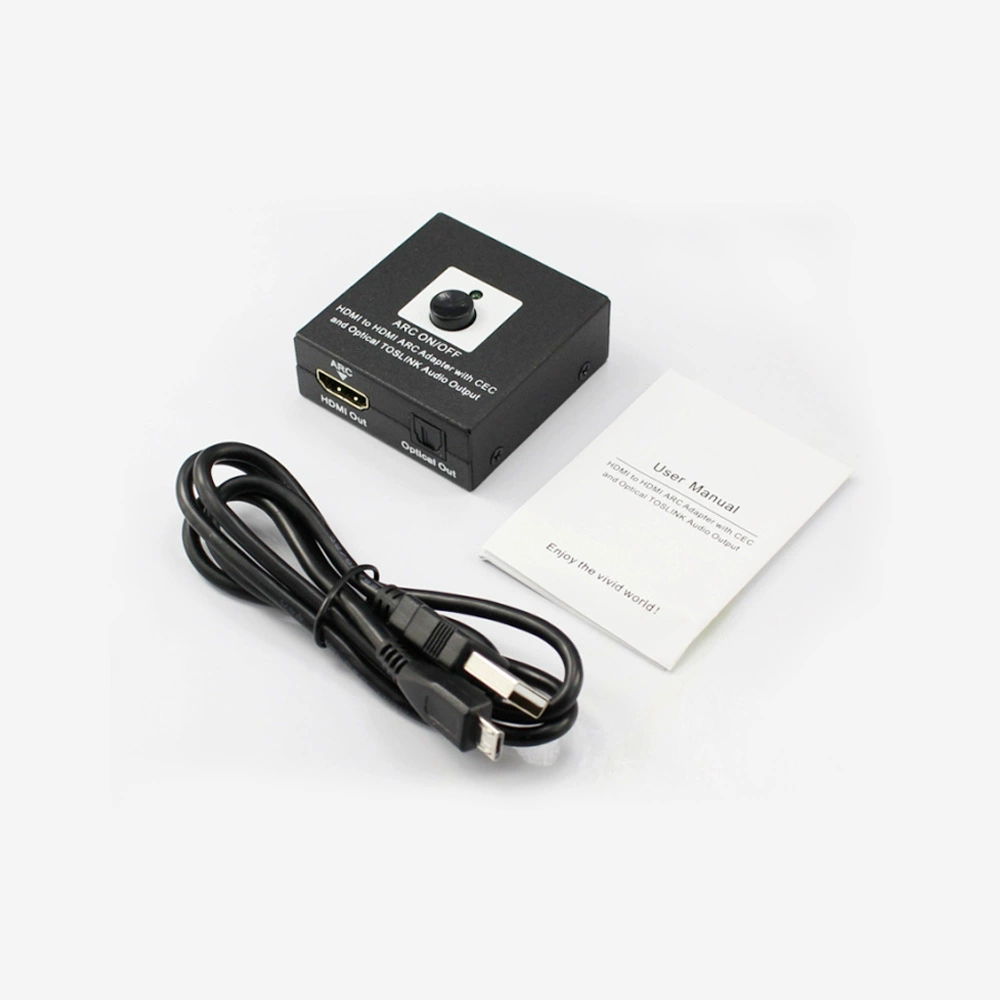 Конвертер HDMI на HDMI с ARКоном звука, адаптер HDMI на HDMI ARC, оптом