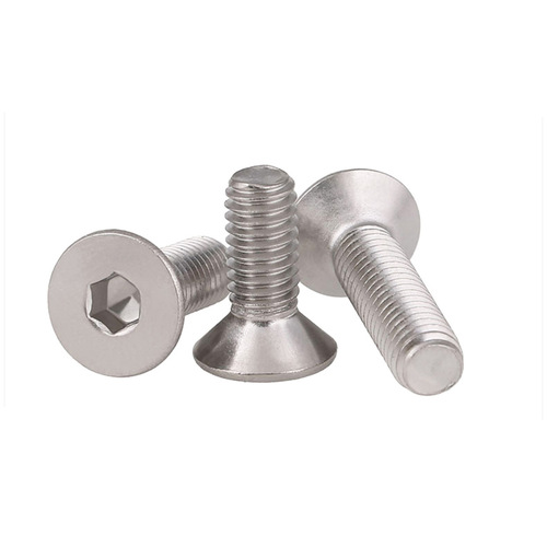 American 304 stainless steel countersunk head hex socket screws 8# 10# 1/4 5/16-1/2 inch flat head screws