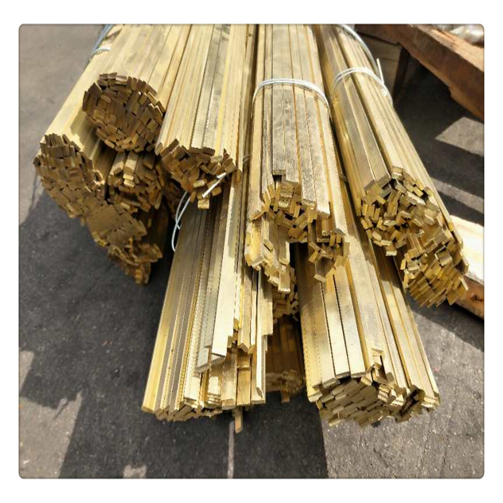 防滑黄铜排H59 地板铜条 u型铜条 楼梯铜条 T黄铜条