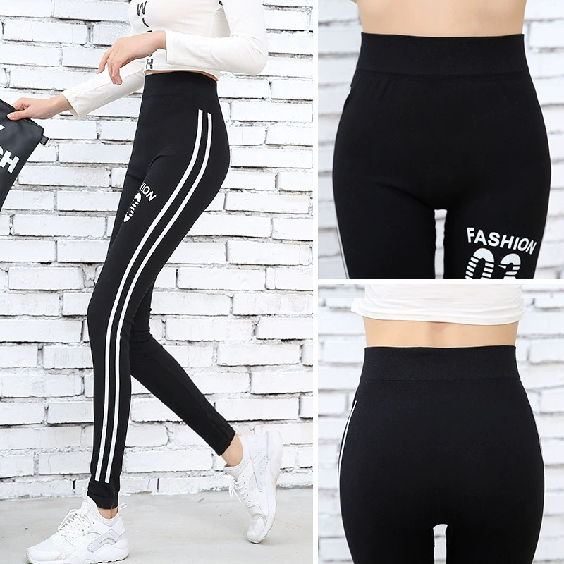 Большой размер весенняя осень спортивная эластичная модель 03 цифровой узор принт