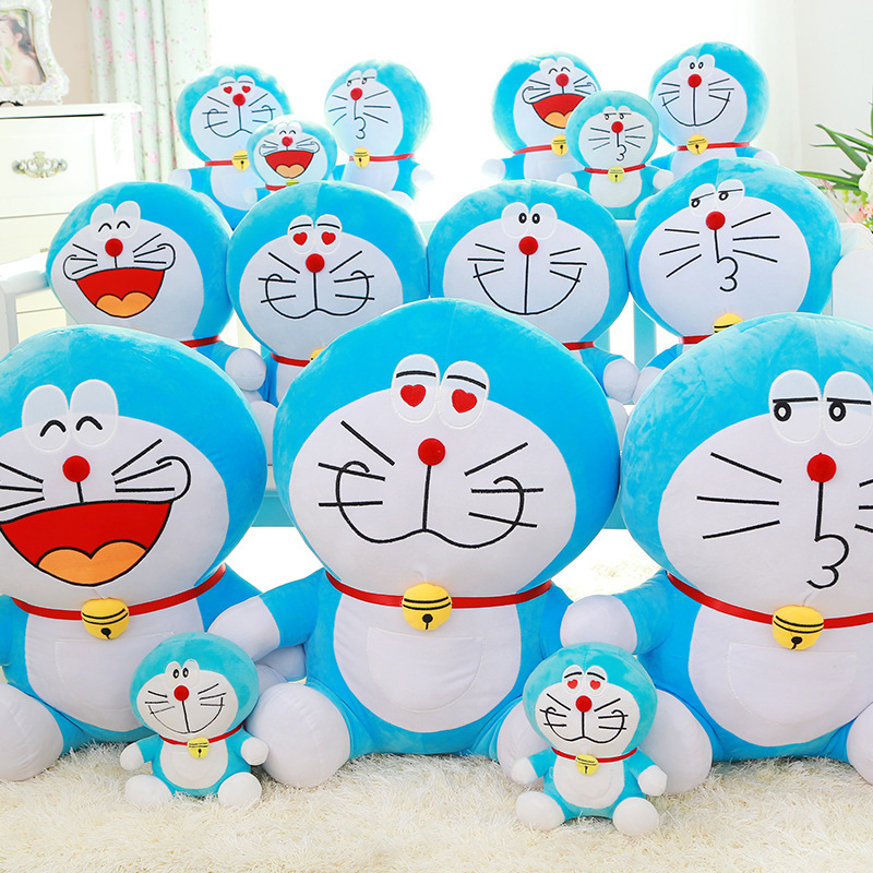Factory direct Doraemon jingle cat doll plush toy large Robot Cat pillow gift factory generation