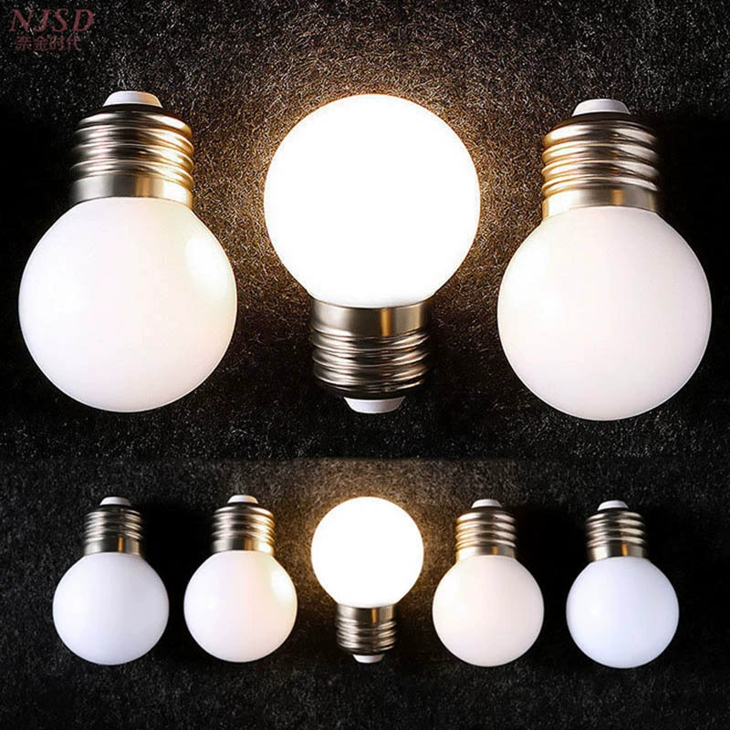 Маленький шарик пузырь G45 тёплый свет LED 5W круглый 360 градусов яркость настольная лампа E27 магический боб молекулярный источник света защита глаз