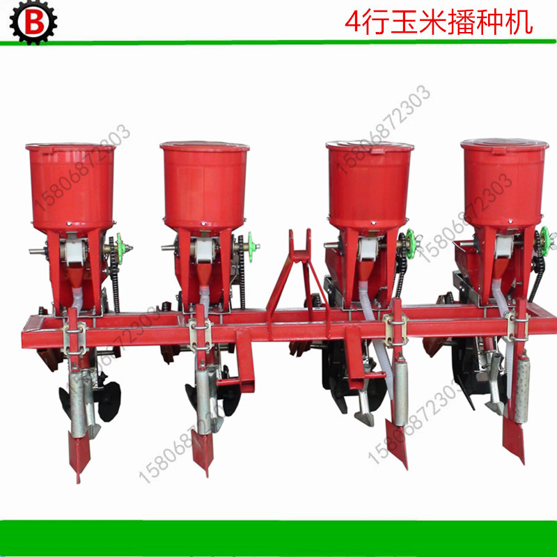 玉米播种施肥机专供非洲玉米大豆施肥播种机出口玉米播种机