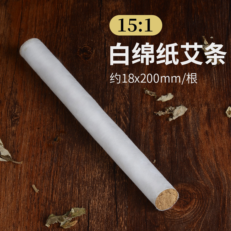 Белая бумажная мокса-палочка