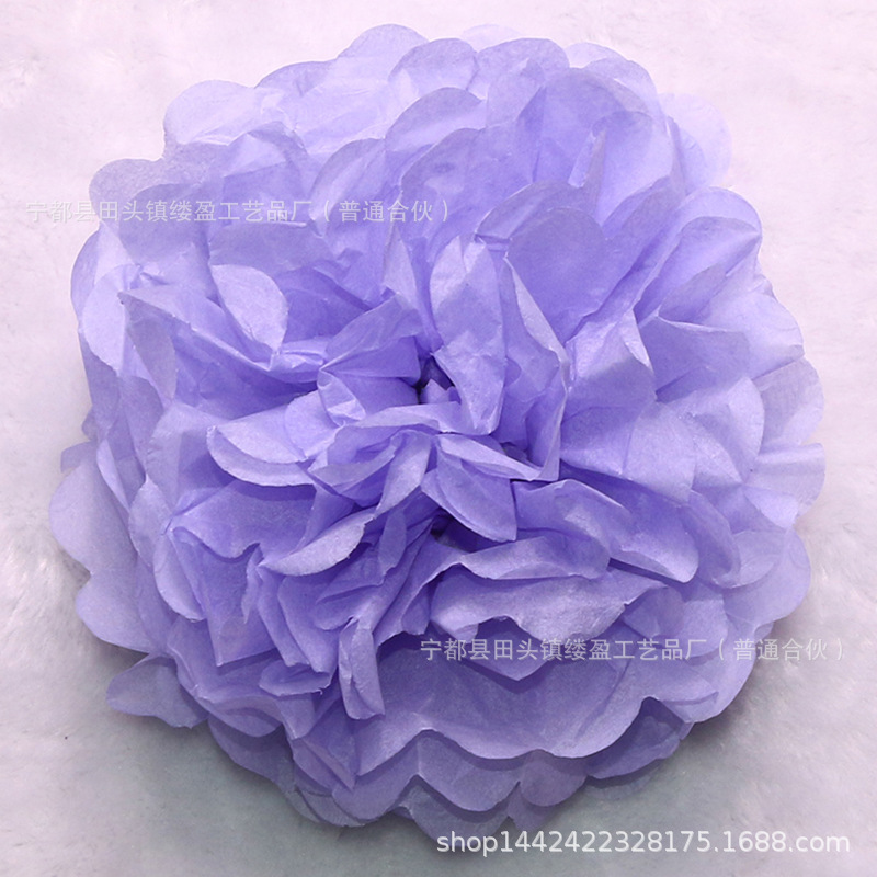 Bola de papel europea y americana sala de bodas tire flor boda peonía papel flor bola fiesta de cumpleaños decoración de la ventana suministros al por mayor