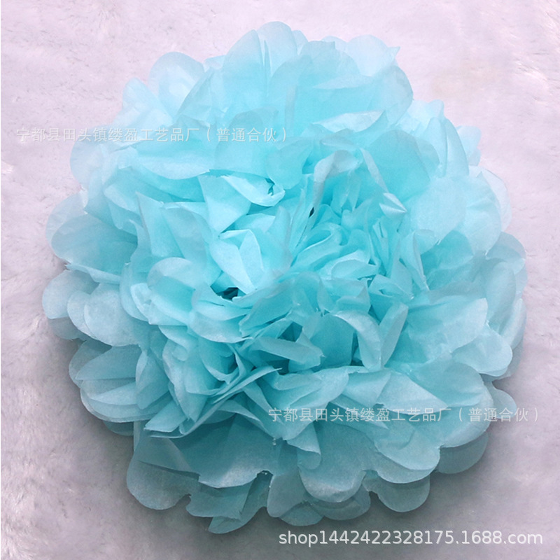 Bola de papel europea y americana sala de bodas tire flor boda peonía papel flor bola fiesta de cumpleaños decoración de la ventana suministros al por mayor