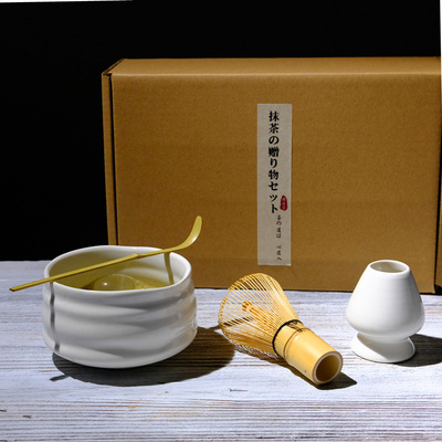 茶筅抹茶碗茶道点茶工具日本茶勺套装配件宋代抹茶刷竹搅拌茶筅立|ru