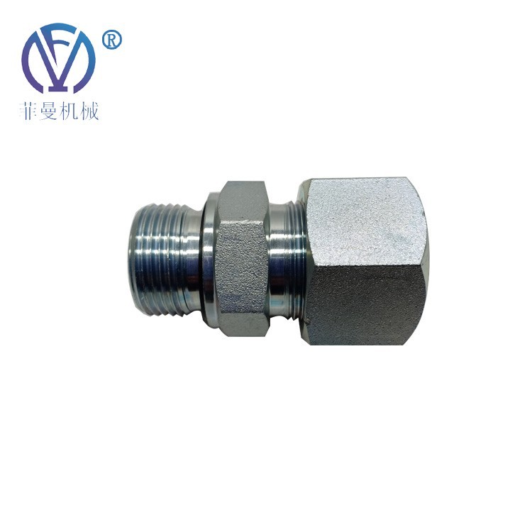 伊顿永华液压接头公制卡套式过渡1CM-18-16ED胶垫密封液压管