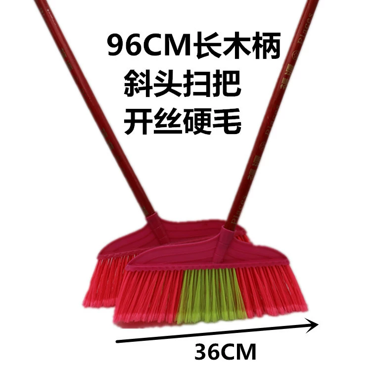 Косая Голова Жесткие Волосы Пластиковые Метла Одноместный Метла Бытовая Санитария Подметальная Вода Открытый Метла Глава Обычной Школы Использования Фабрики