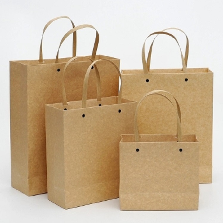 白色牛皮纸袋制定珠宝首饰礼品袋白卡纸手挽袋生产批发厂家质量好