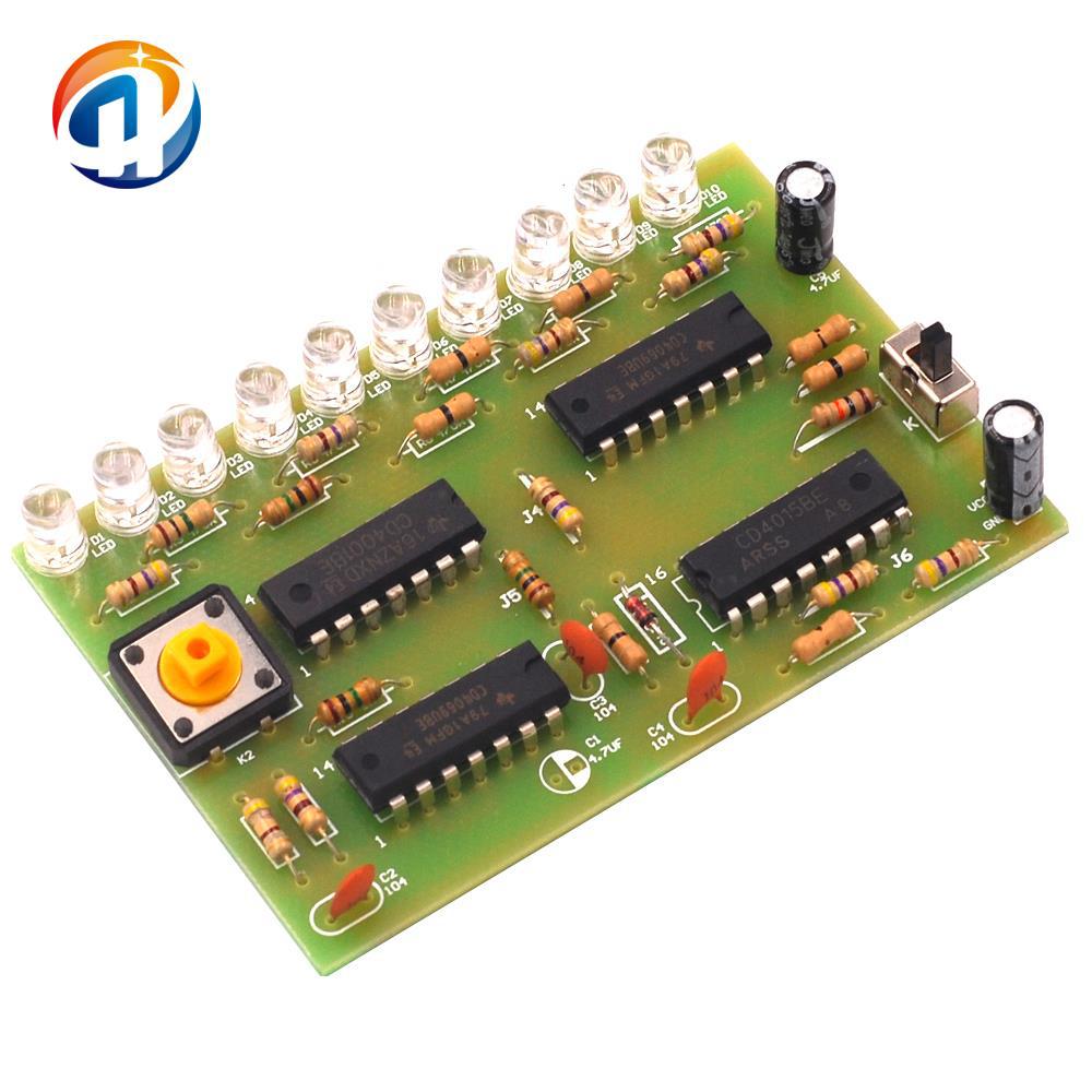 人体反应速度测试板 全套散件 套件 数字电路电子制作DIY