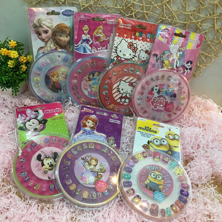 High-Quality Supply of Creative and Exquisite Pattern Nail Sticker Sets, Fashionable and Cute Cartoon Specifications, Complete Batch
