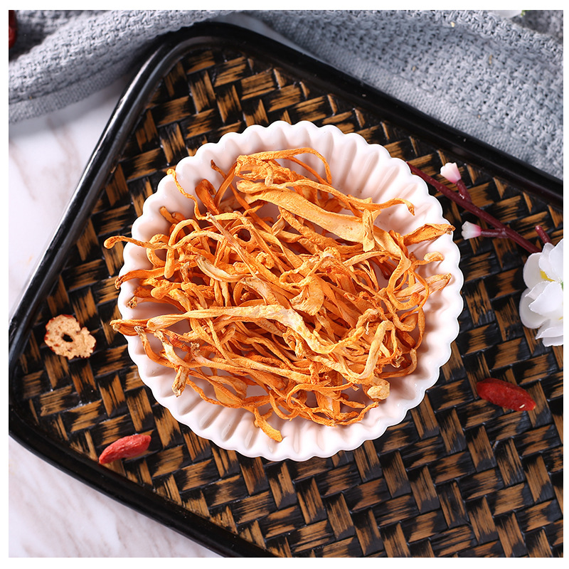 古田虫草花干货孢子头排草食用菌 北金蛹虫草菇煲汤材料厂家批发