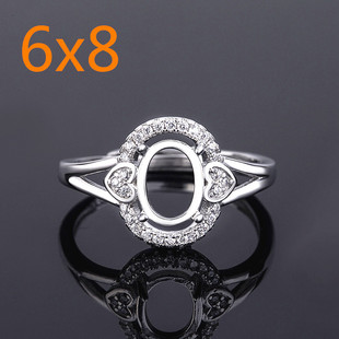 �����ΝM� 6x8 12x15�s925�y��ָ�� ����ƽ�ׁ�ʯ�Ƕ diy���