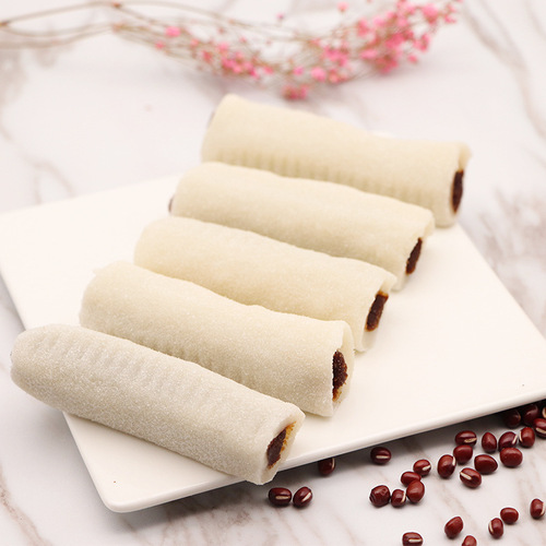 Xuxiangzhai Rice Cake 110g Blood Glutinous Rice Rice Cake Shanghai Specialty Red Bean Mochi Glutinous Rice Cake Manufacturer Wholesale Direct Sales