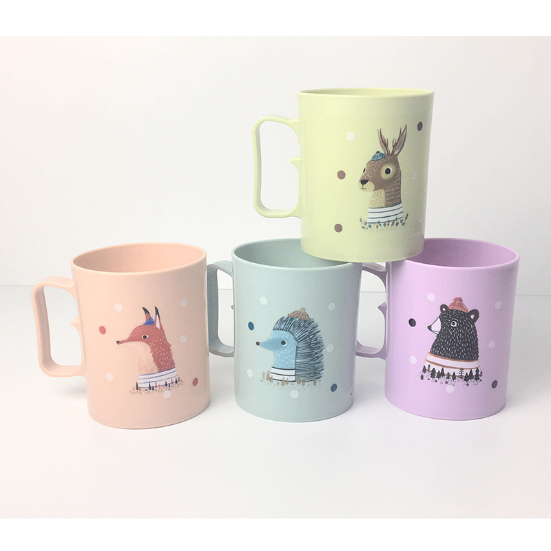 New Toothbrush Stylish Cartoon Plain Mouthwash Cup, Home Use Couple's Cup_voghion.com