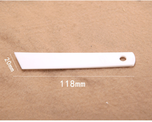 爱革直销手工皮革上胶片小号20mm白色 皮革上胶板