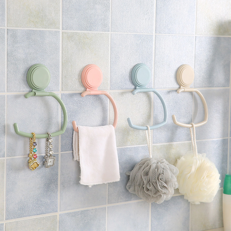 Suffering towel rack multi -functional free nail -free linked…