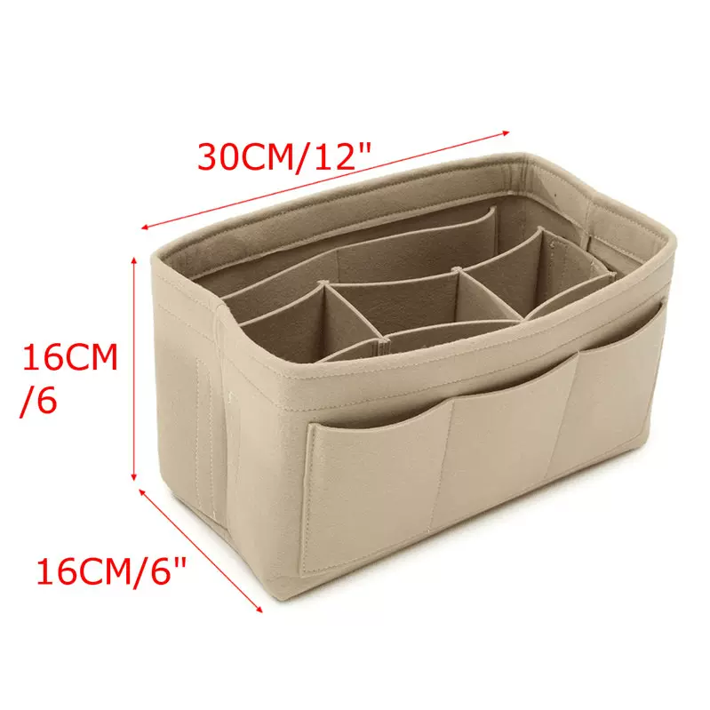 批发亚马逊爆款毛毡化妆包包中包多功能旅行收纳包化妆袋