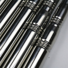 不鏽鋼抄網杆1.5-10米 伸縮定位撈魚杆魚叉杆漁具配件批發