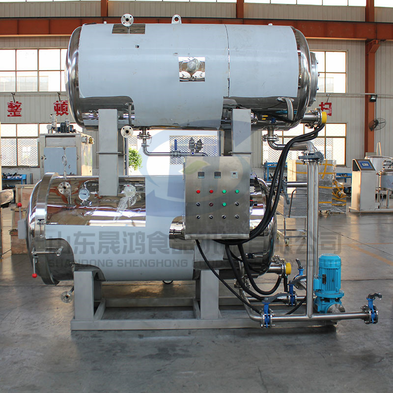 厂家热销 食品机械设备 电加热水浴双层杀菌锅 火腿专用杀菌釜