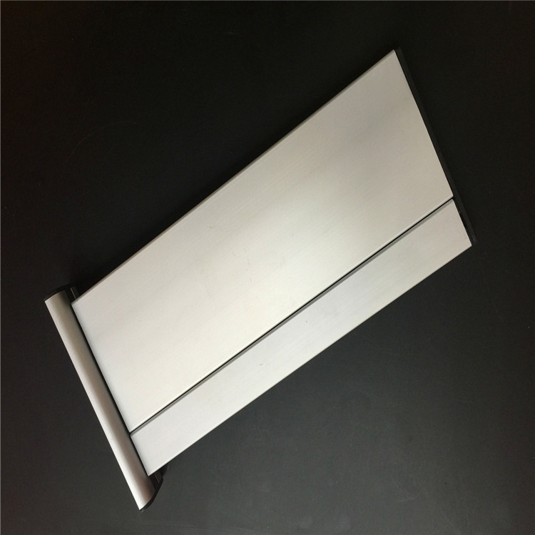 双面铝合金科室牌 平面标示指示牌 空白办公室门牌标牌12*28/30cm