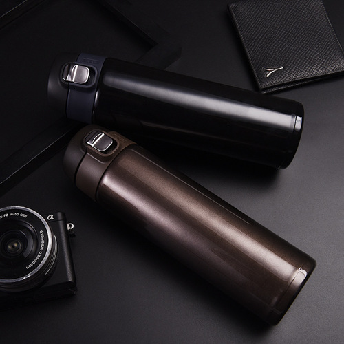 New Bounce Cup Stainless Steel Double-layer Vacuum Insulated Cup Convenient Car Water Cup Business Gift Cup Gift