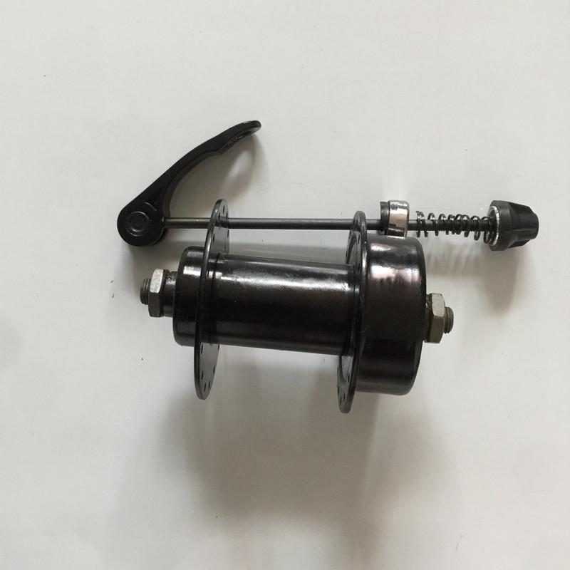 Bicicleta eje de liberación rápida de 32 hoyos de cuero bicicleta de montaña giratoria Cubo de freno de disco de liberación rápida de 36 hoyos hueco delantero y trasero eje de cuero