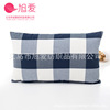 Polyester cotton canvas size grid Korean style striped plain pillow cushion cushion unsteady core manufacturer direct sales