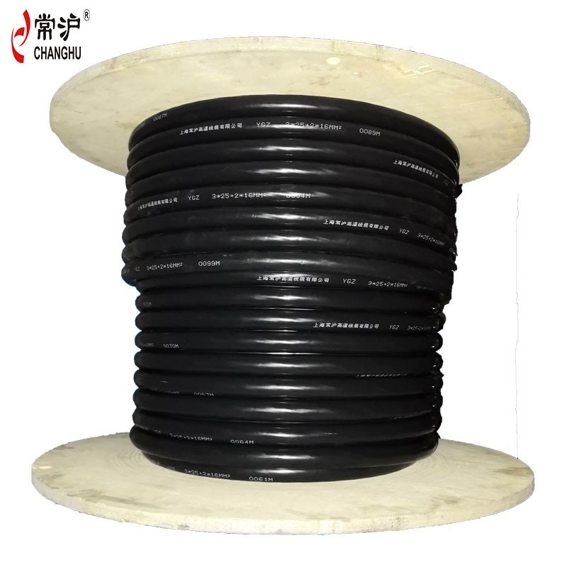 批发耐高温线特软硅胶电线YGZ3*25+2*16平方5芯电缆硅橡胶护套线