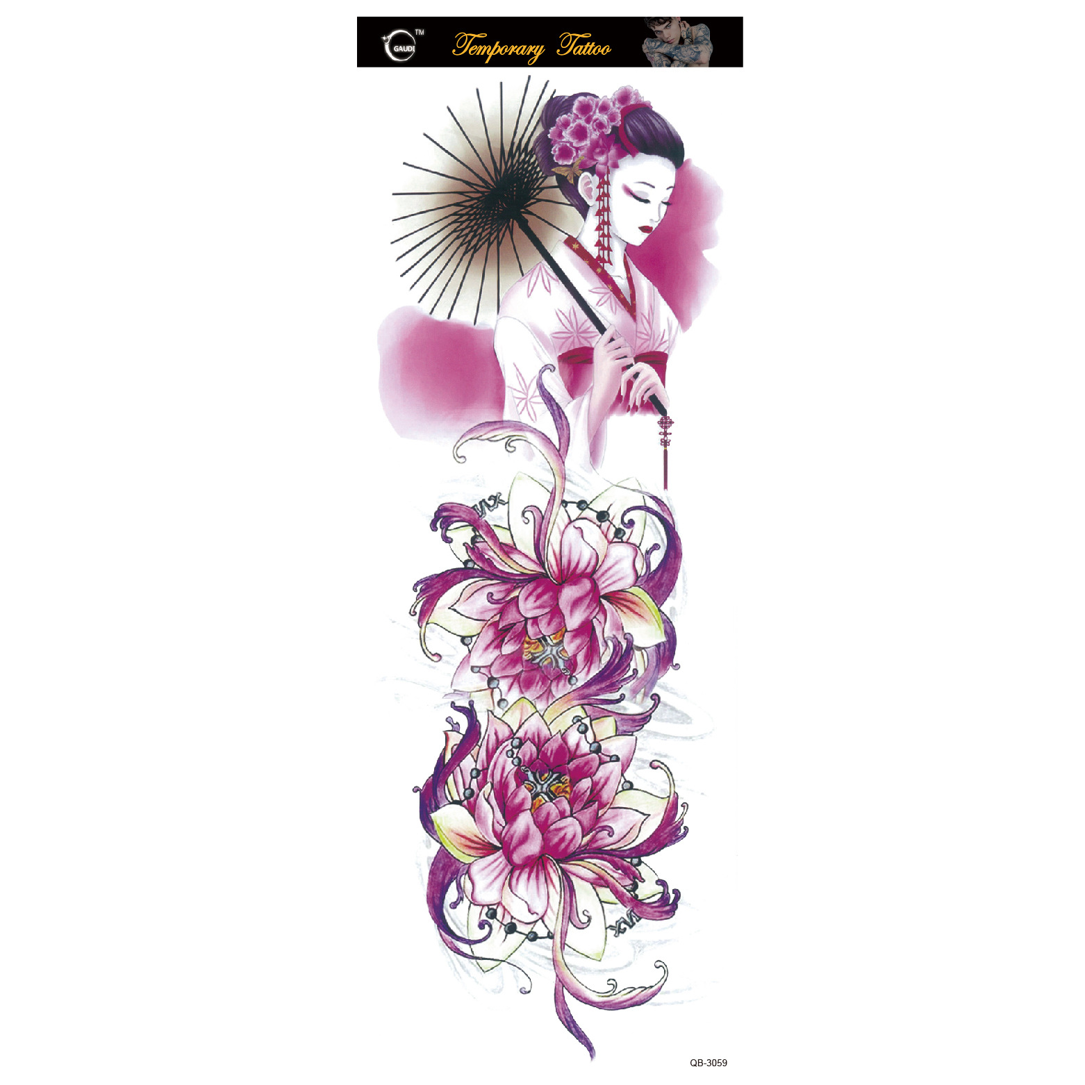 Pegatinas de tatuaje directo de fábrica gran cantidad Congyu impermeable imagen grande brazo completo tatuaje pegatinas Amazon tatuaje