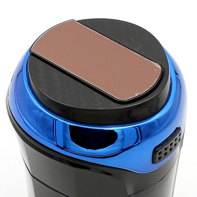 Car ashtray ashtray cigarette lighter with - blue
