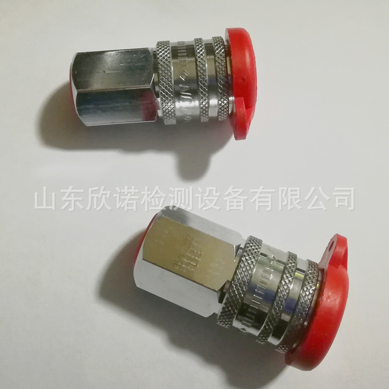 山东欣诺氮气充气泵接头 增压泵高压接头 不锈钢氮气弹簧充气接头