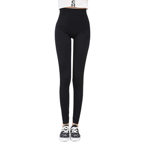 Outerwear Women's Spring and Autumn Fat Girl Modal Leggings, Large Size 9-inch Ankle Pants for Plus Size Women, 200 lbs