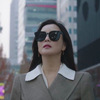 Retro sunglasses, glasses suitable for men and women solar-powered, internet celebrity, Korean style