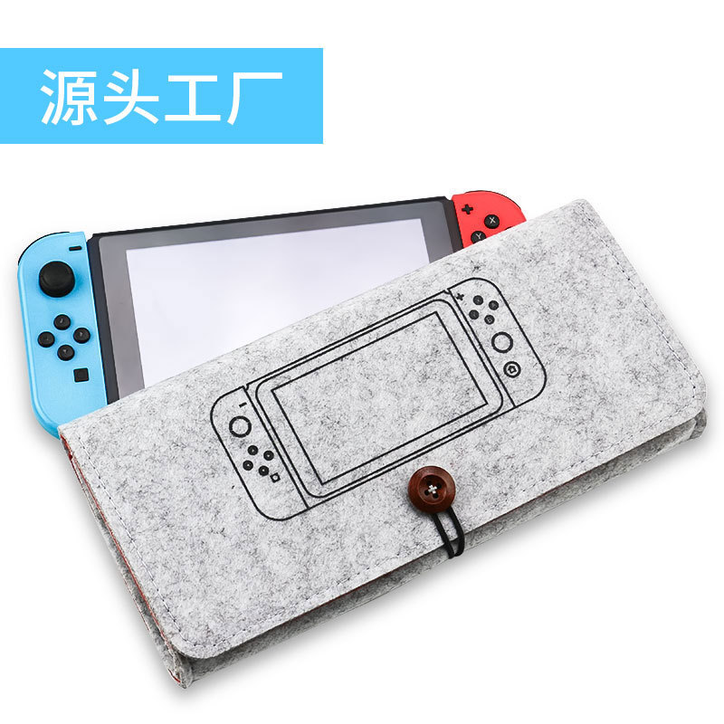 New Switch Portable Felt Soft Case Switch Lite Console Protective Bag Storage Bag Wholesale