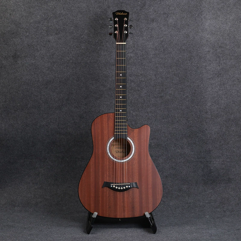 Завод в наличии 38-дюймовая народная гитара Sapele новичок деревянная гитара практика фортепиано Студенческая гитара