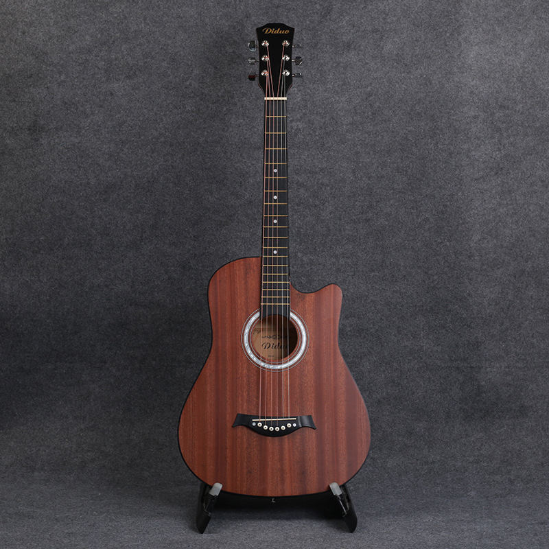 Factory Ready Stock 38inch Sapele Folk Guitar Novice Entry-Level Acoustic Guitar Practice Piano Student Guitar Factory Ready Stock 38inch Sapele Folk Guitar Novice Entry-Level Acoustic Guitar Practice Piano Student Guitar