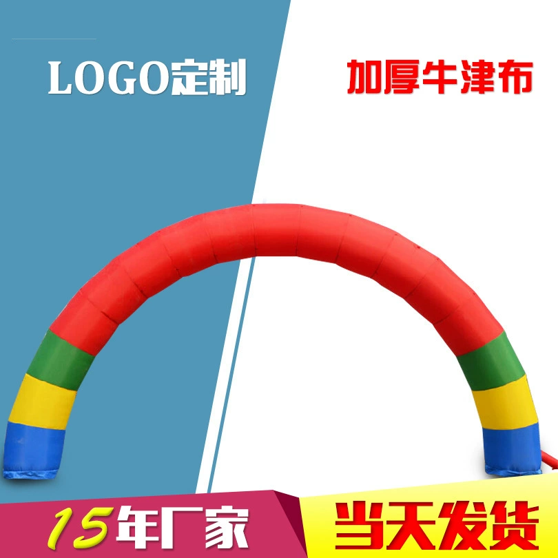 Travel inflatable round rainbow props, wholesale