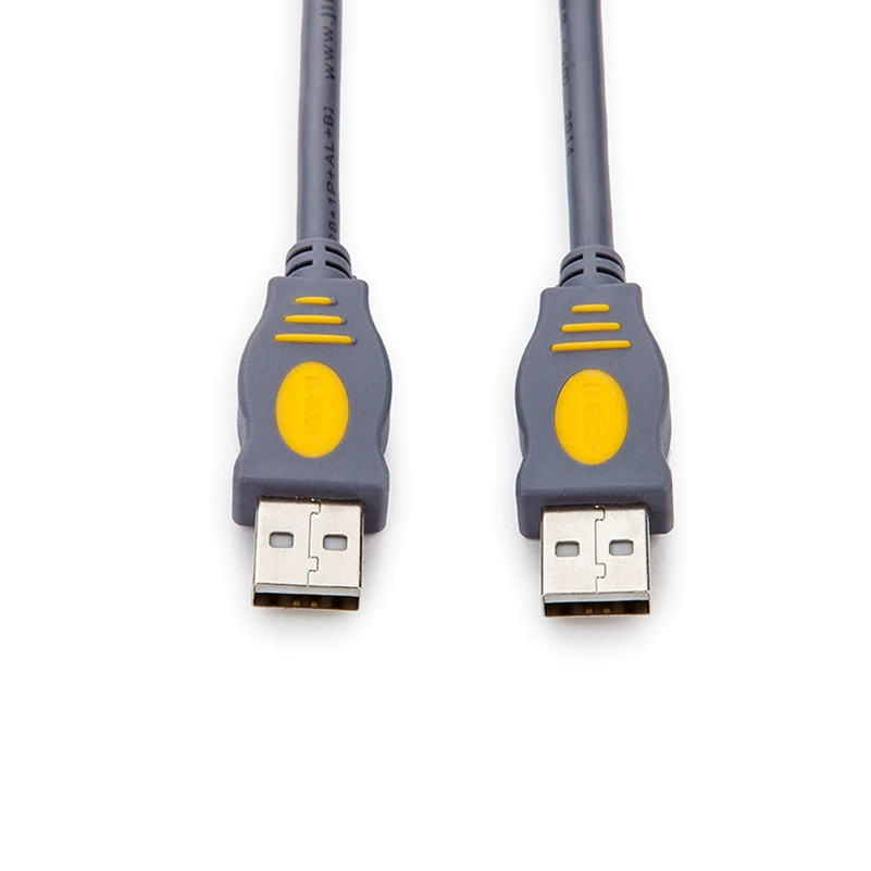 晶华 USB2.0 кабель данных для жесткого диска USB2.0 мужской к мужскому копирование данных двойной конец USB кабель