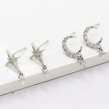 S925���y����������ᔶ���DIY�ֹ��������������ʯ�����