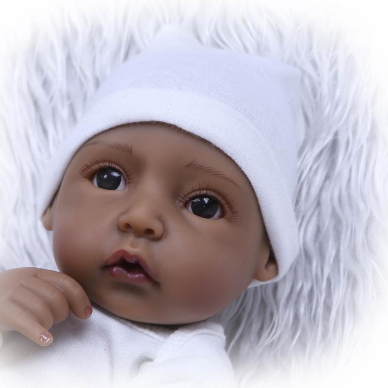 NPK pegamento completo simulación bebé muñeca pequeño bebé negro Comercio exterior productos calientes