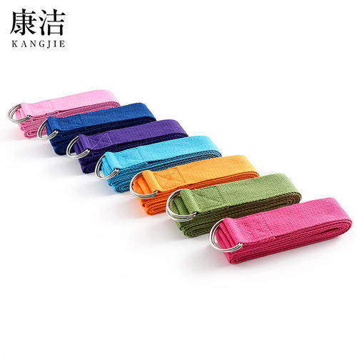 2.5m Yoga Stretch Belt Kangjie Yoga Tool Stretch Belt Polyester Cotton Yoga Rope 1.83m Stretch Belt