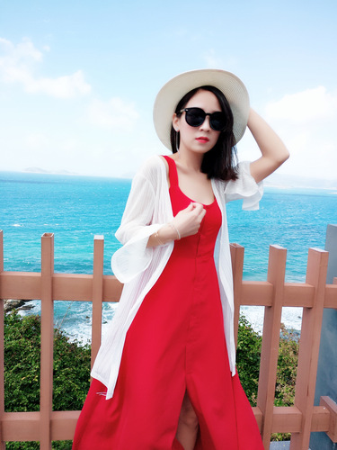 Parent-child summer clothing  new vacation beach skirt mother and daughter clothing bohemian long skirt backless dress